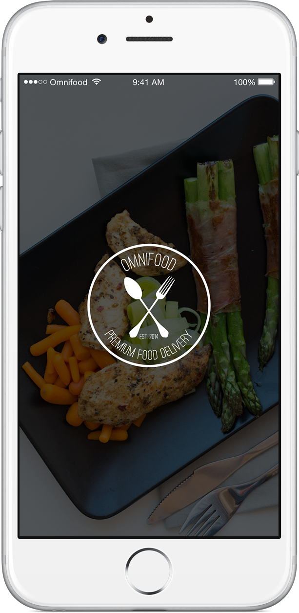 Omnifood app on iPhone